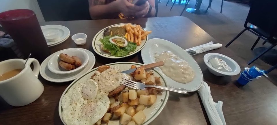 Country Fried Steak and Eggs